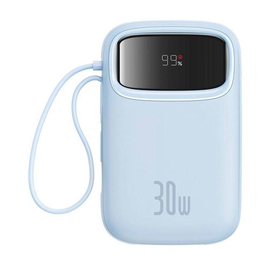 Blå Baseus QPow 2 powerbank med USB-C