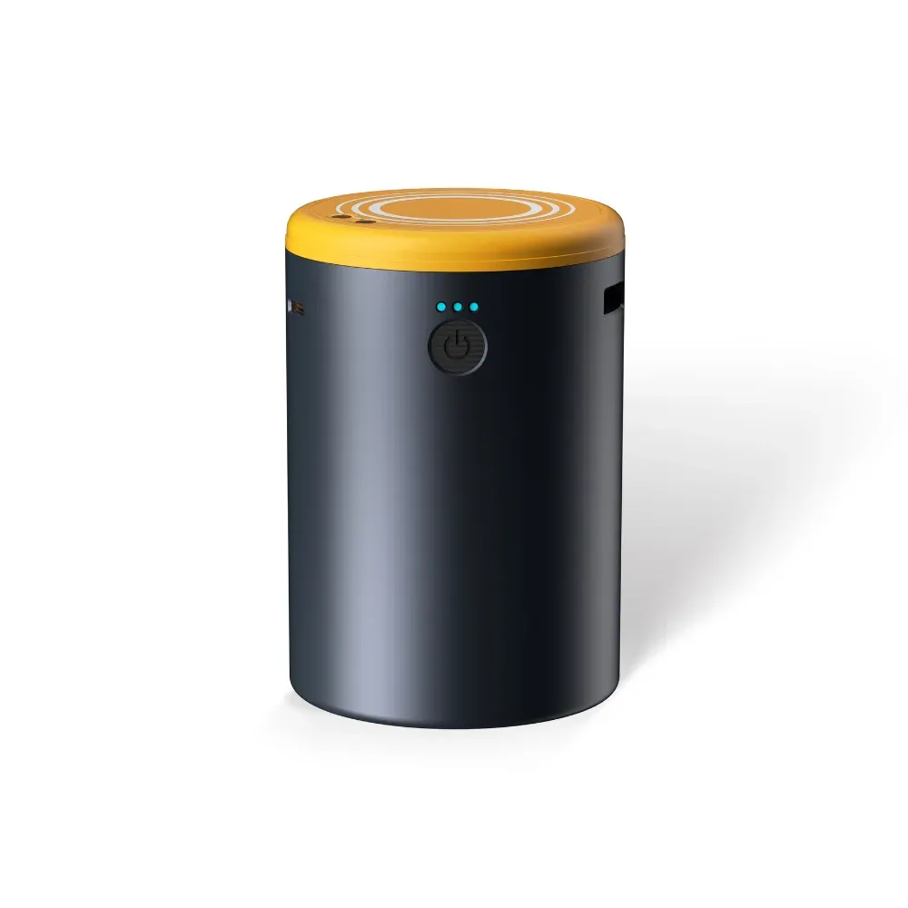 Powerkit powerbank med trådløst ladefelt og tilkoblinger