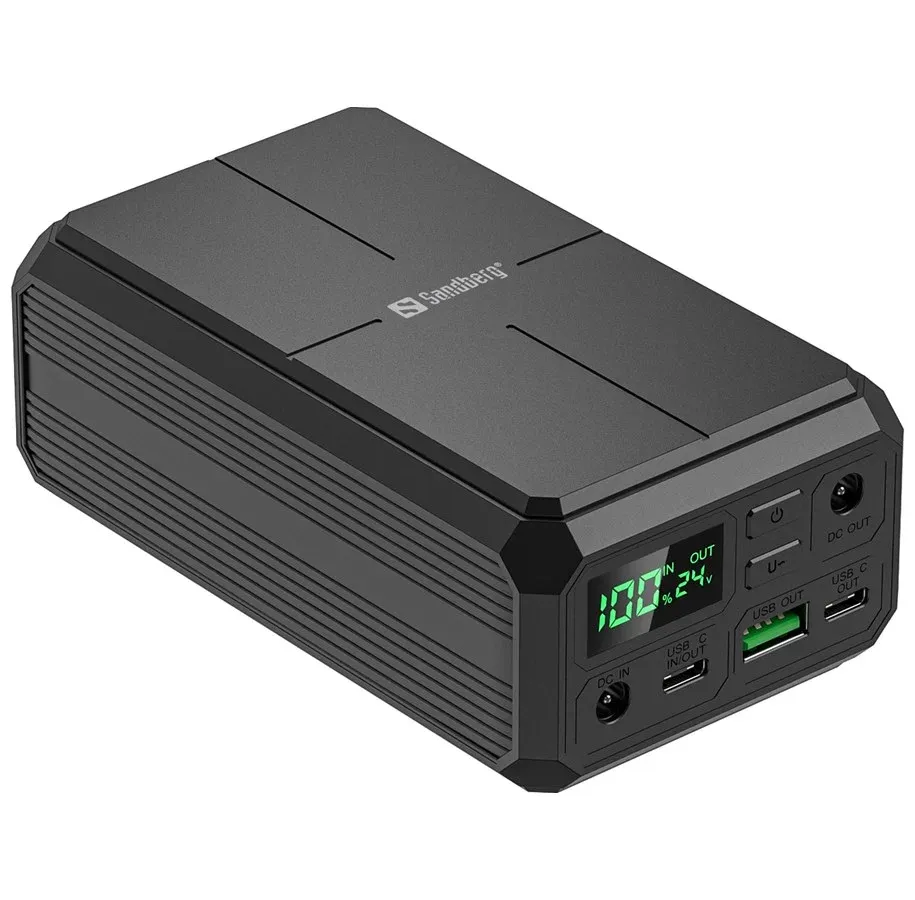 Sandberg Laptop Powerbank på 27 000 mAh med flere USB-C-porter