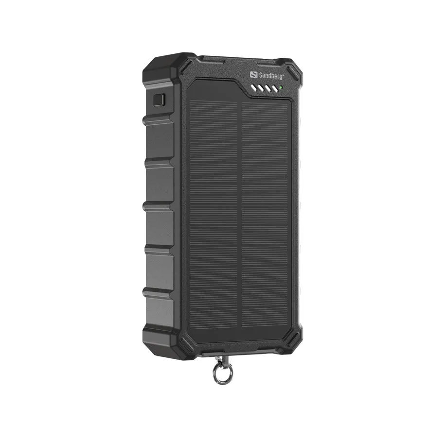 Sandberg Solar CampLED powerbank med bredt integrert leirlys